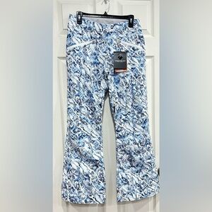 Obermeyer Girls Teen Large 12 Jessi Insulated Snow Pants Print NWT Ski Snowboard